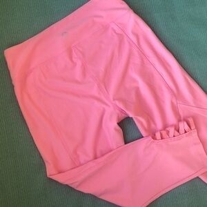 VOGO leggings small pink workout leggings Barbie core